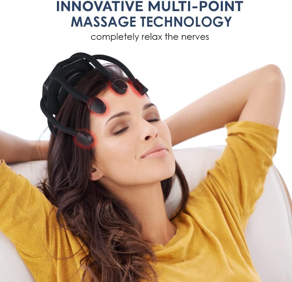 Scalp Massager – Electric Head Massager for Stress Relief & Relaxation