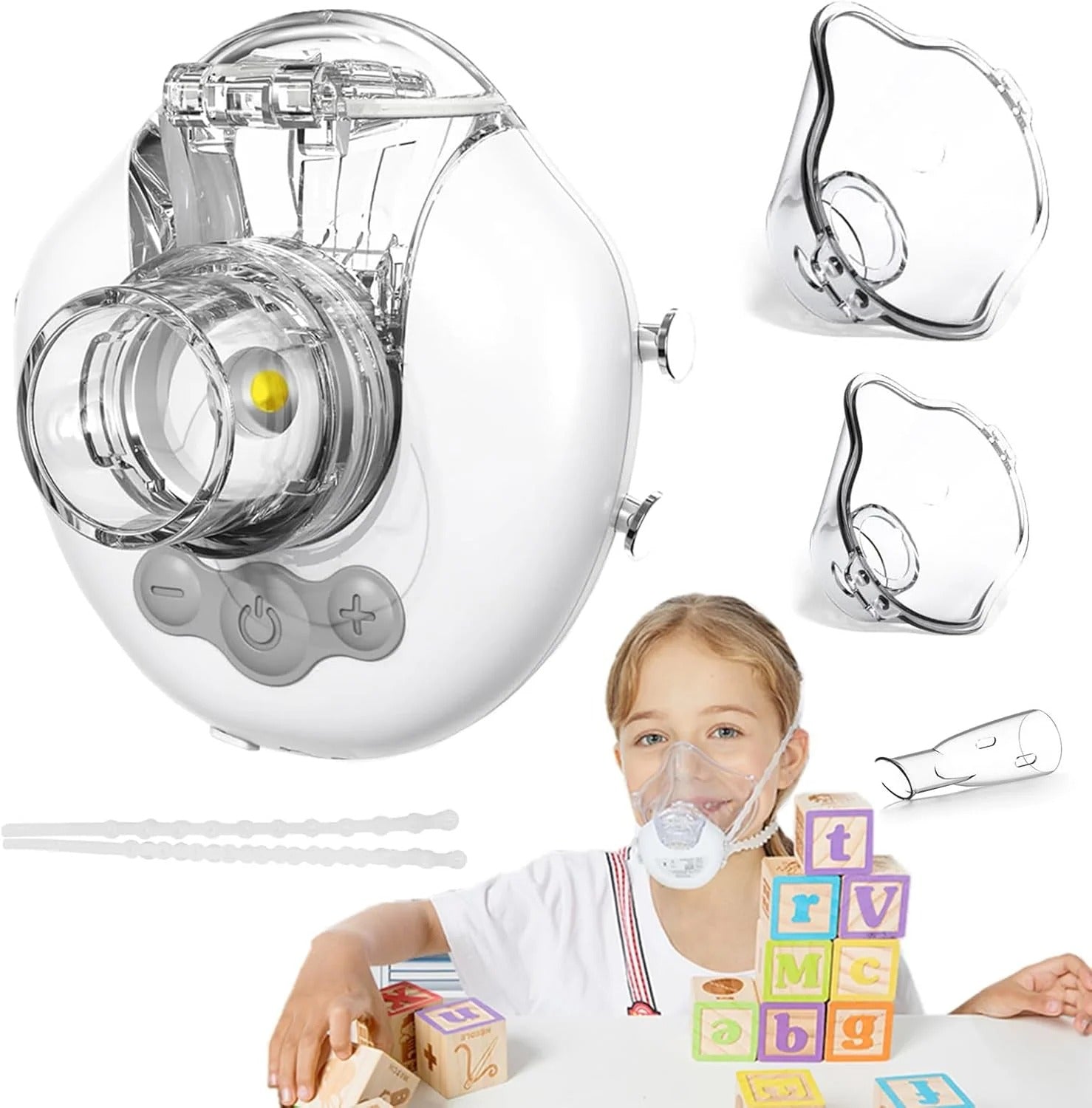 Mesh Nebulizer H315 – Silent USB Nebulizer for Kids & Adults