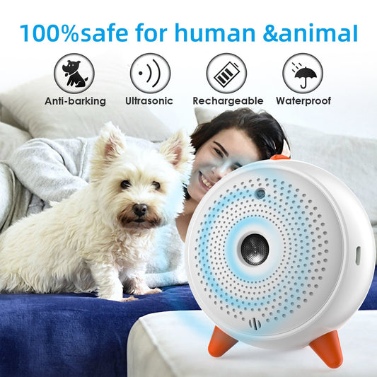 Ultrasonic Bark Stopper – USB Rechargeable Anti-Bark Device for Dogs
