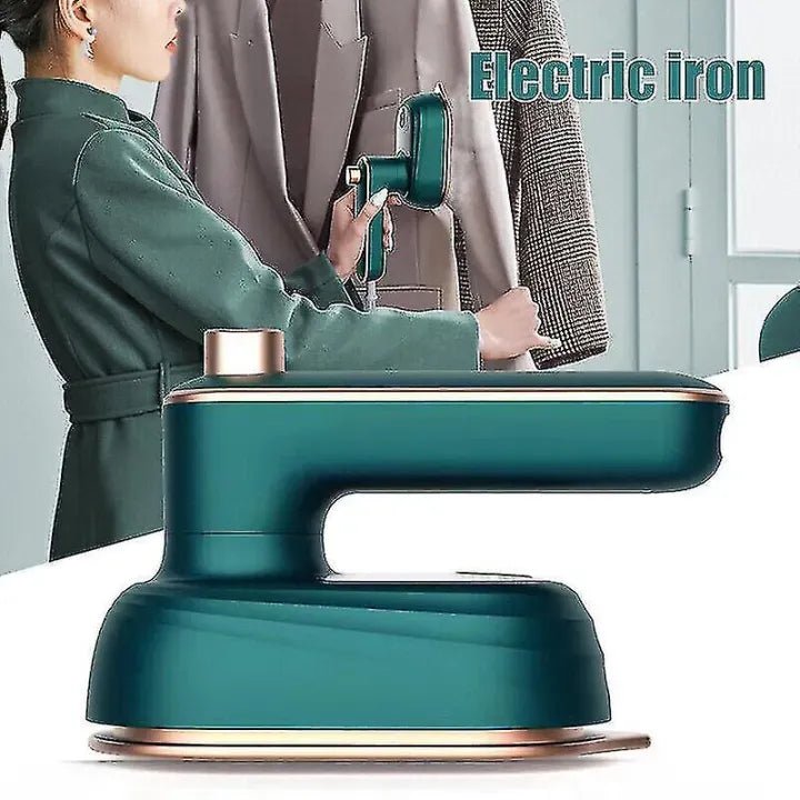 Mini Electric Iron – Portable Compact Iron with Porcelain Gold Hot Plate - Nexora storePersonalize your own text here