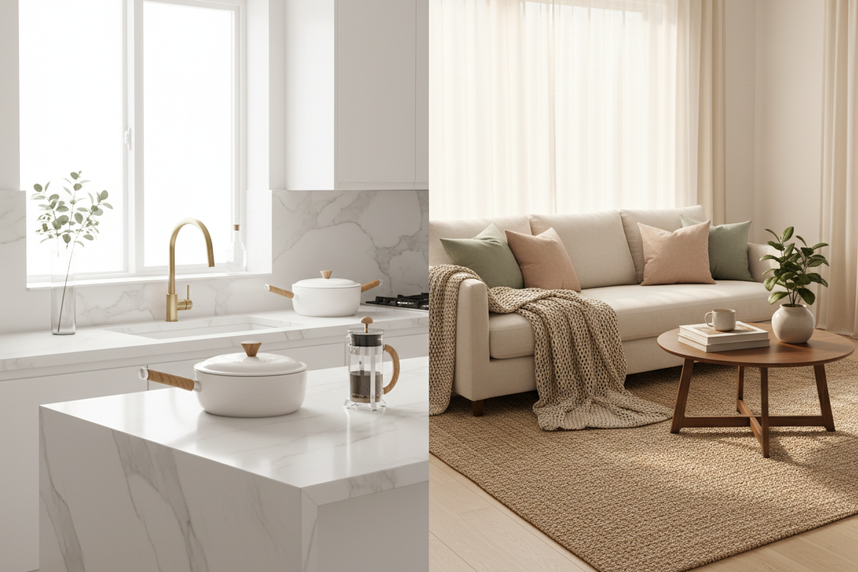 Modern Kitchen and Home Decor Banner