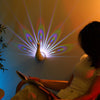 Peacocks Wall Lamp – Colorful 3D Ambient Projection Night Light