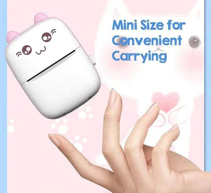 Portable Mini Pocket Printer – Wireless BT Thermal Printer, No Ink, 1000mAh - Nexora storePersonalize your own text here