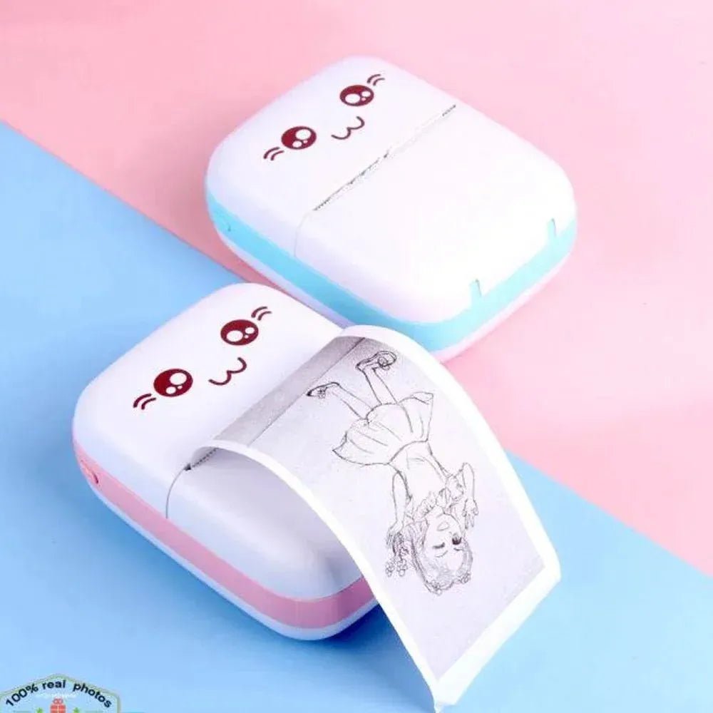 Portable Mini Pocket Printer – Wireless BT Thermal Printer, No Ink, 1000mAh - Nexora storePersonalize your own text here