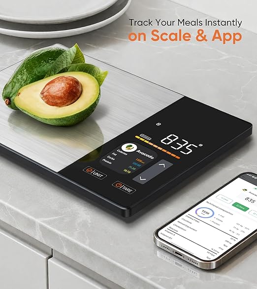 Smart Kitchen Scale – Bluetooth App, Calorie & Nutrition Tracker