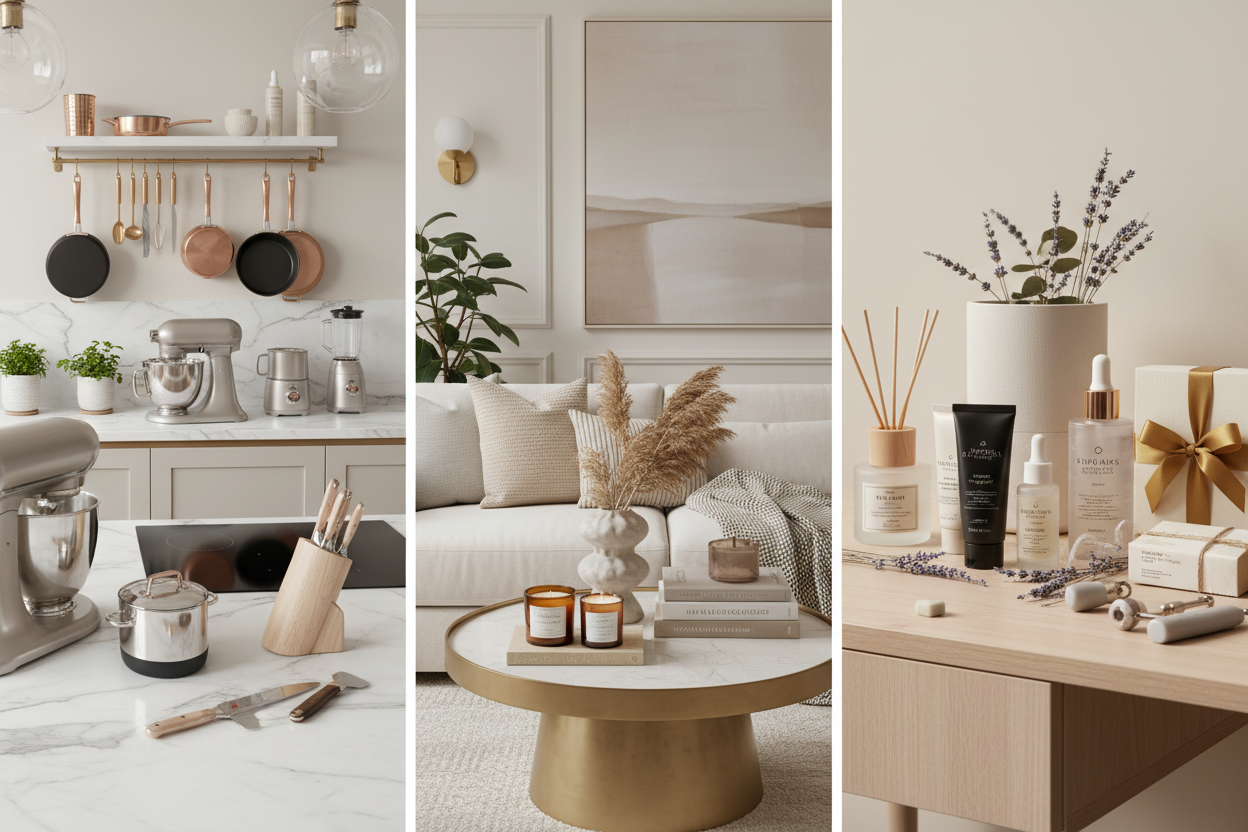 Three Panel Store Collage