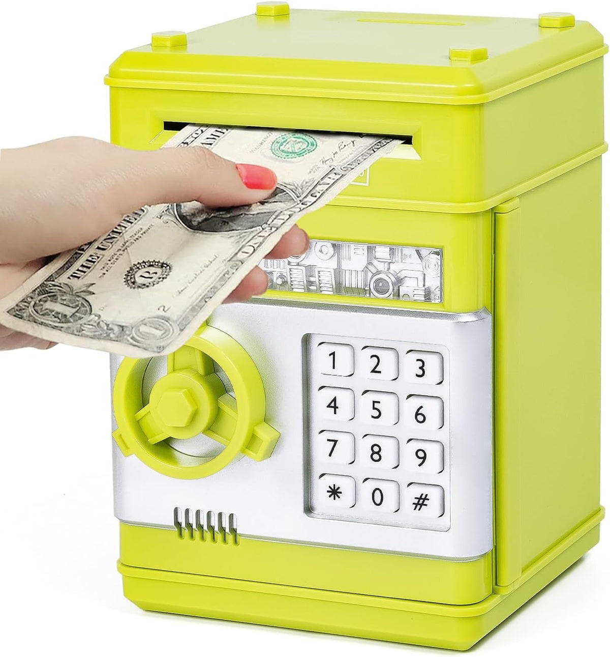 Trolley Case Electronic Piggy Bank – Kids ATM Money Box with Password & Music - Nexora storePersonalize your own text here